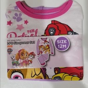 NWT Girls Paw Patrol PJs